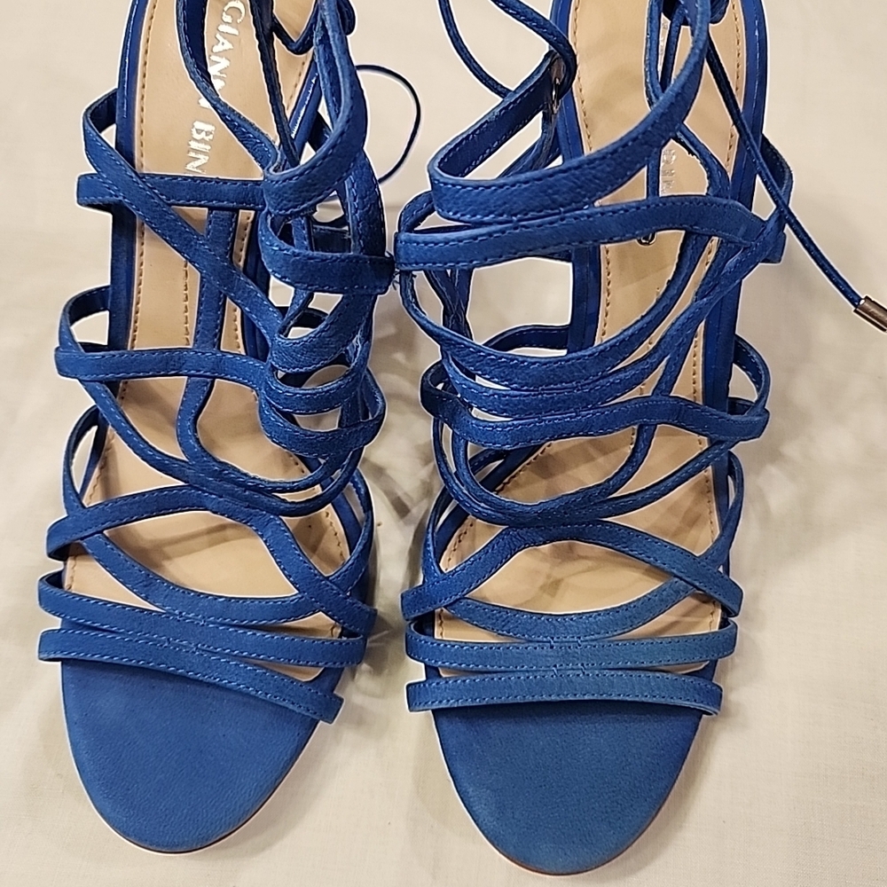 Gianni Bini Royal Blue Strappy Heels